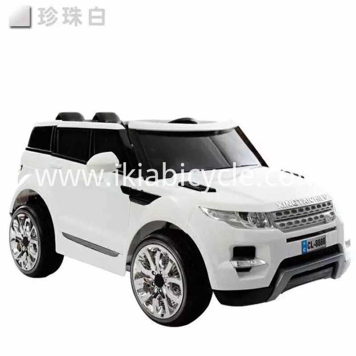 Awọ funfun Kid Toy Ride lori ọkọ ayọkẹlẹ
